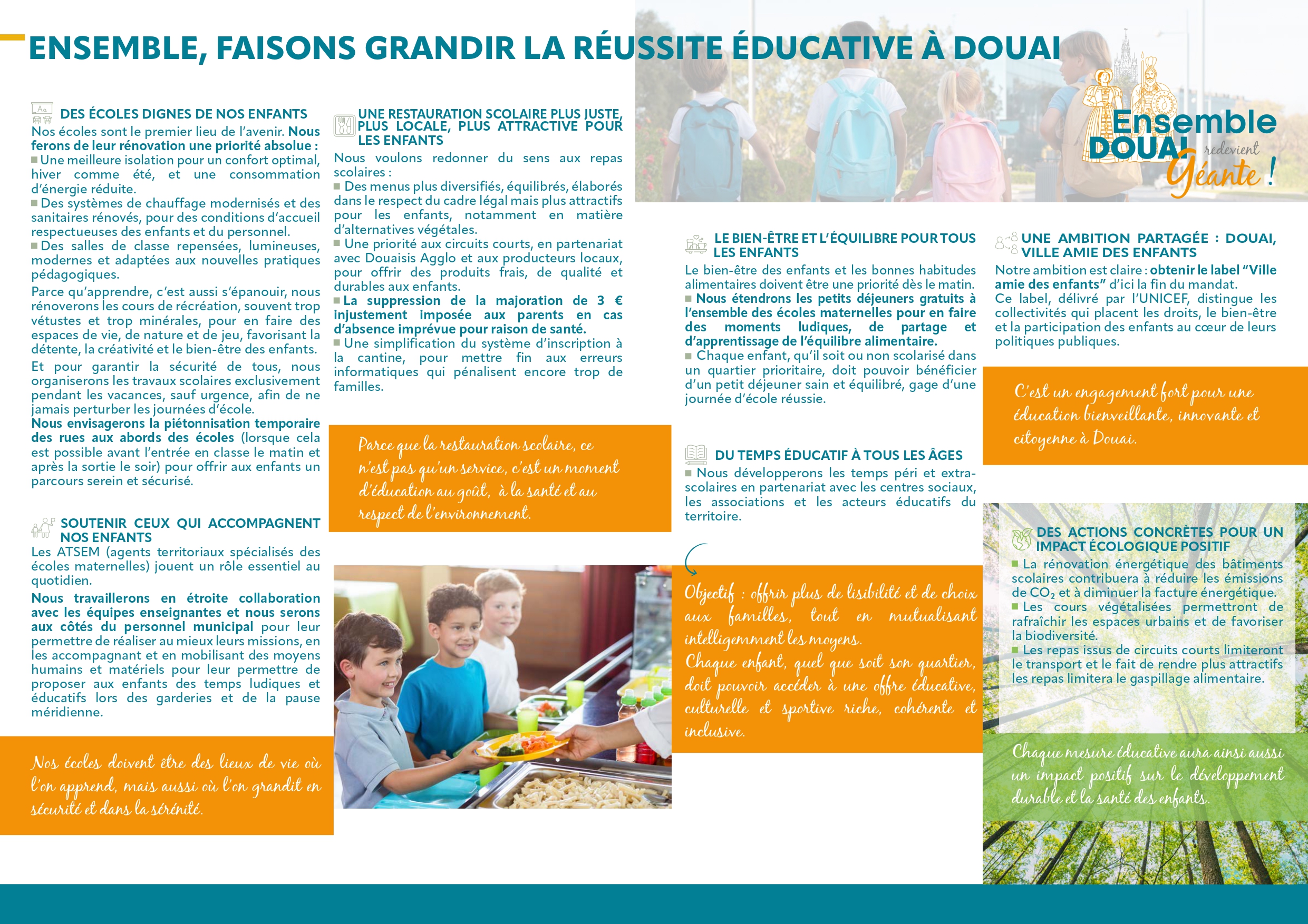 tract réussite éducative programme coline craeye et son équipe